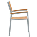 Staplestol 2 pcs Brun 56 x 57 x 87 cm Massivt Akacietræ