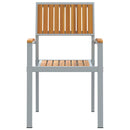 Staplestol 4 pcs Brun 56 x 57 x 87 cm Massivt Akacietræ