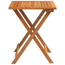 Havemøbel Bord Naturfarvet 60 x 60 x 72 cm Massivt Akacietræ