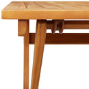 Havemøbel Bord Brun 90 x 55 x 75 cm Massivt Akacietræ