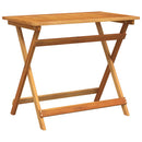 Havemøbel Bord Brun 90 x 55 x 75 cm Massivt Akacietræ