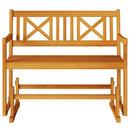 Havestol Gliderbænk Naturfarvet 110 x 59 x 97 cm