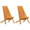 Stol 2 pcs Brun 69 x 56 x 84 cm Massivt Akacietræ