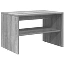 tv-bord 60x40x40 cm konstrueret træ grå sonoma-eg