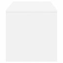 tv-bord 80x40x40 cm konstrueret træ hvid