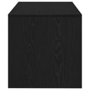 tv-bord 80x40x40 cm konstrueret træ sort egetræsfarve