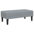 Sofa Sæt med pude 2 pcs Lysegrå Polyester