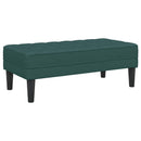 Sofa Sæt med pude 2 pcs Mørkegrøn Polyester