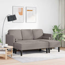 Sofa Sæt 2 stk. Gråbrun Polyester