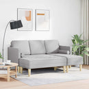 Sofa Sæt 2 stk. Skygrå Polyester