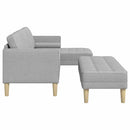 Sofa Sæt 2 pcs Skygrå 173 x 131 x 67 cm Polyester