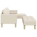 Sofa Sæt med pude 2 pcs Linned Polyester