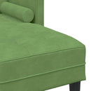 Sofa Sæt med pude 2 pcs Lys grøn Polyester