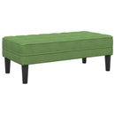 Sofa Sæt med pude 2 pcs Lys grøn Polyester