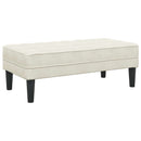 Sofa Sæt med pude 2 pcs Creme Polyester