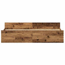 Sengestel Gammelt træ 203 x 203 x 50 cm Konstrueret træ
