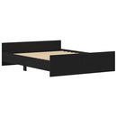 sengestel uden madras 160x200 cm konstrueret træ sort eg