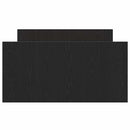 Sengestel med skuffe Sort eg 193 x 93 x 50 cm Konstrueret træ