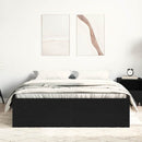 sengestel uden madras 140x200 cm konstrueret træ sort eg