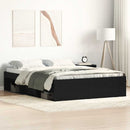 sengestel uden madras 140x200 cm konstrueret træ sort eg