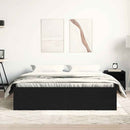 sengestel uden madras 160x200 cm konstrueret træ sort eg