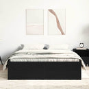 sengestel uden madras 140x190 cm konstrueret træ sort eg