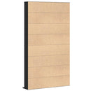 CD Skab Sort eg 101 x 23 x 177,5 cm Konstrueret træ
