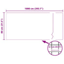Insektnet Hvid 80 x 1000 cm Fiberglas
