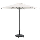 Parasolfod Art deco Sort Ø 45 x 39,5 cm Jern