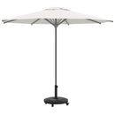Parasolfod Art deco Sort Ø 45 x 39.5 cm Jern