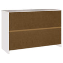 Sideboard Drammen Hvid 114 x 43 x 75,5 cm Massivt fyrretræ