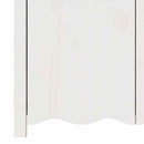 Sideboard Drammen Hvid 79 x 43 x 75.5 cm Massivt fyrretræ