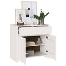 Sideboard Drammen Hvid 79 x 43 x 75.5 cm Massivt fyrretræ