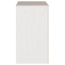Sideboard Drammen Hvid 79 x 43 x 75.5 cm Massivt fyrretræ