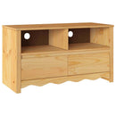 TV-skab Drammen Egetræsfarvet 99 x 43 x 55 cm Massivt fyrretræ