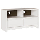 TV-skab Drammen Hvid 99 x 43 x 55 cm Massivt fyrretræ