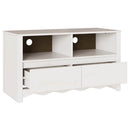 TV-skab Drammen Hvid 99 x 43 x 55 cm Massivt fyrretræ