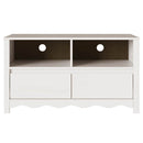 TV-skab Drammen Hvid 99 x 43 x 55 cm Massivt fyrretræ
