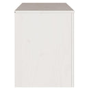 TV-skab Drammen Hvid 99 x 43 x 55 cm Massivt fyrretræ