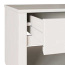Sofabord Drammen Hvid 99 x 55 x 45 cm Massiv fyrretræ