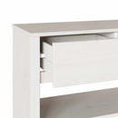 Konsolbord Drammen Hvid 89,5 x 37 x 73 cm Massiv fyrretræ