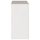 Konsolbord Drammen Hvid 89,5 x 37 x 73 cm Massiv fyrretræ
