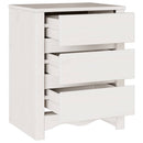 Sofabord Drammen Hvid 45 x 35 x 56 cm Massiv fyrretræ