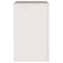 Sofabord Drammen Hvid 45 x 35 x 56 cm Massiv fyrretræ