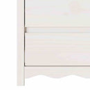 Skuffeskab Drammen Hvid 76,5 x 40 x 91 cm Massivt fyrretræ