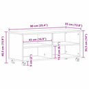 TV-skab Brun 90 x 35 x 40.5 cm Konstrueret træ