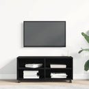 TV-skab Sort 90 x 35 x 40.5 cm Konstrueret træ