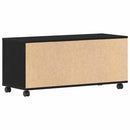 TV-skab Sort 90 x 35 x 40.5 cm Konstrueret træ