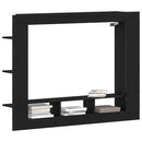 TV-skab Vægmonteret Sort eg 152 x 22 x 113 cm Konstrueret træ