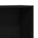 Bogskab Sort eg 60 x 24 x 76 cm Konstrueret træ